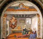 GHIRLANDAIO, Domenico Announcement of Death to St Fina sdg oil painting reproduction